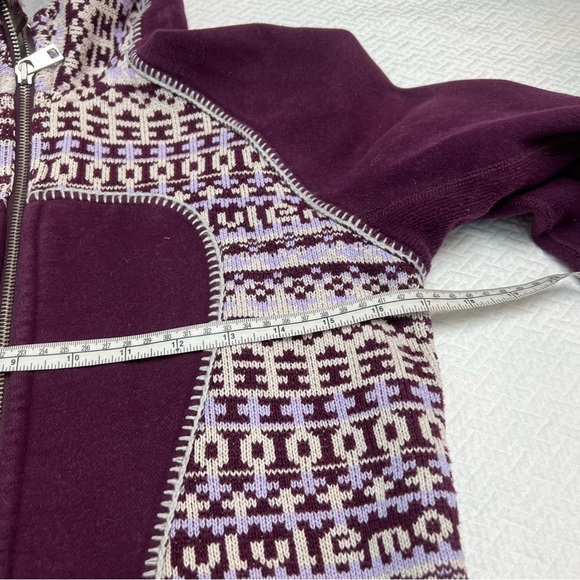 ❤️SOLD❤️Lululemon Special Edition Purple Fair Isle Print Scuba Hoodie Size 6 - Picture 12 of 12